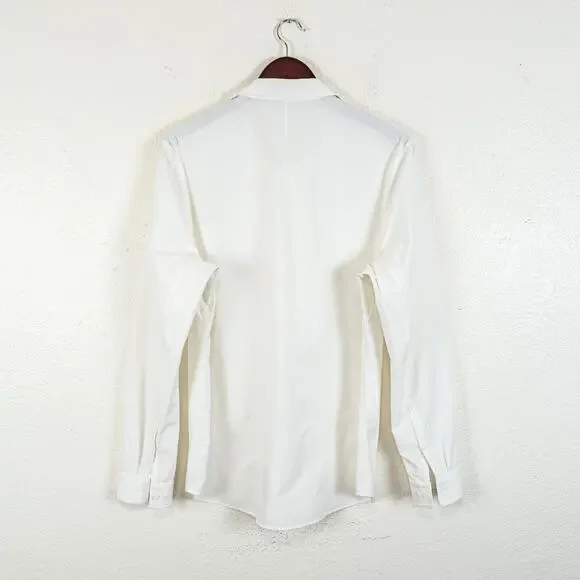 Lululemon Men's New Venture Long Sleeve Shirt in White size Medium - Picture 4 of 6